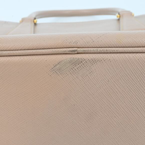 Prada Galleria Double Zip Nude Leather Logo Satchel Bag - Picture 9 of 16
